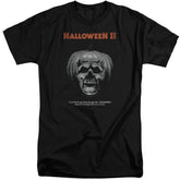 Halloween II Pumpkin Poster Men's 18/1 Tall Cotton Short-Sleeve T-Shirt